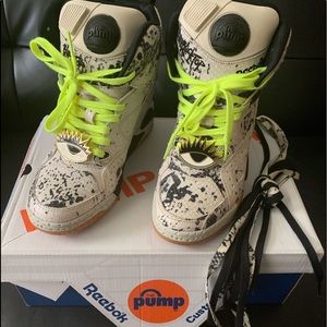 Melody ehsani X Reebok wedge pump sneaker